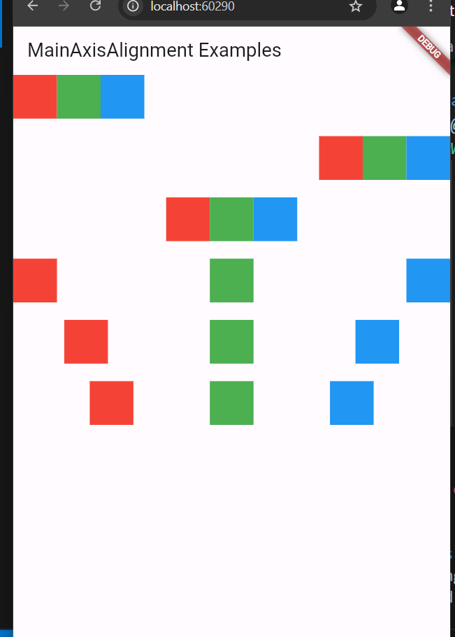 Main Axis Row