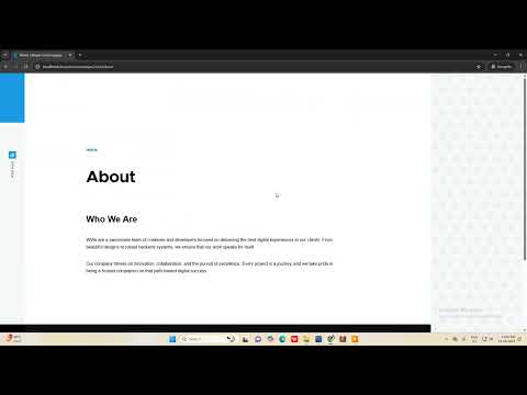 Drupal front end showing the finished Superfish mega menu