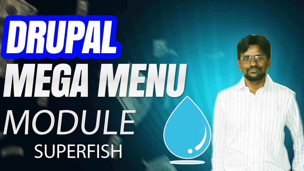 Drupal Superfish mega menu tutorial cover
